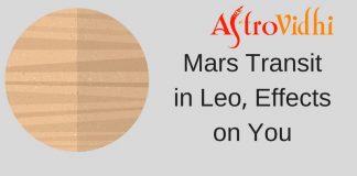 Mars transit in Leo