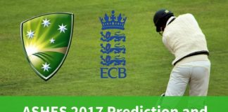 ASHES 2017 Prediction and Probable Winner